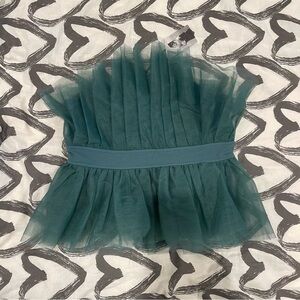 Forest Green Tulle Tube Top from Sincerely Jules